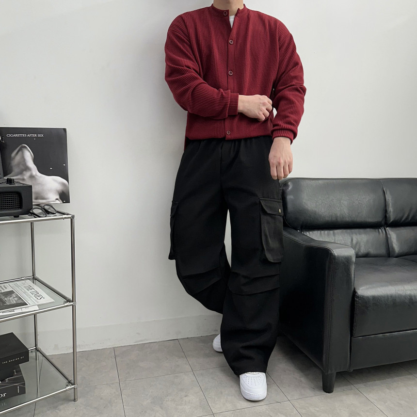 [M~5XL] 빅사이즈 2타입 라운드 브이넥 골지 가디건 6컬러 하객룩 트위드 자켓 상세 이미지 46