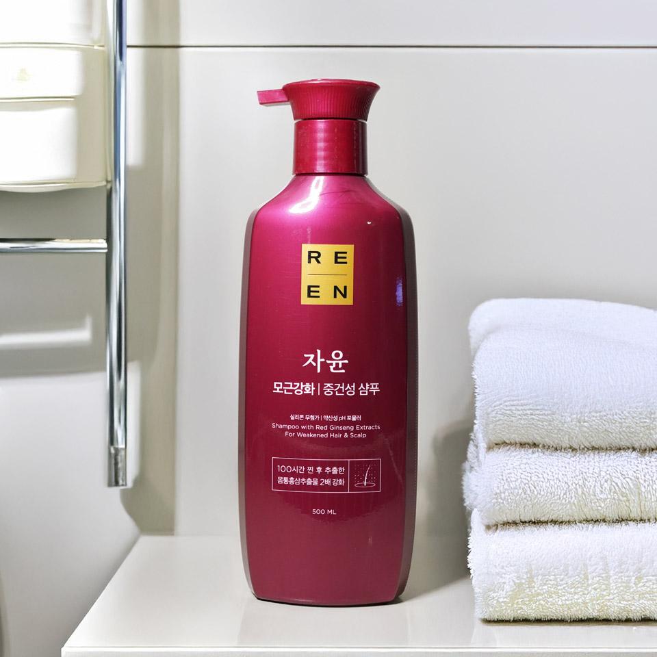 메가마트 LG 리엔 자윤비책 중건성 샴푸  500ml - 상품 이미지