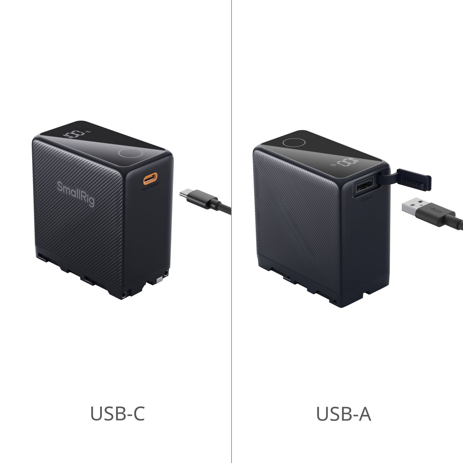 스몰리그 NP-F970 USB-C 충전식 배터리 블랙 4469 - 상세 이미지 3