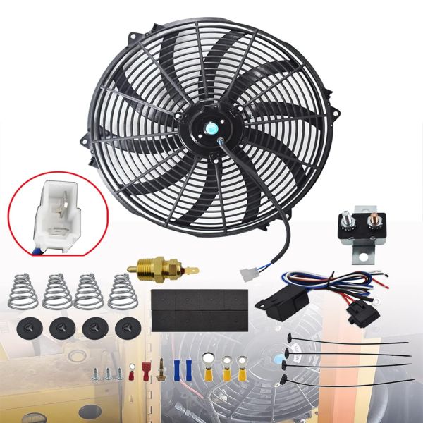 SEBLAFF 전기 라디에이터 쿨링 팬 3000 CFM 16인치 리버시블 : 제이에이치상사10
