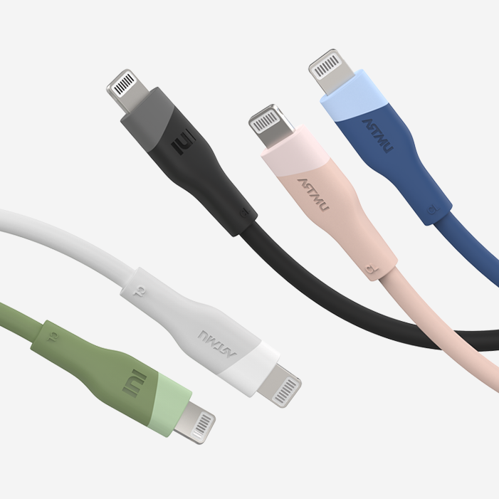 실키 USB C타입 to 라이트닝 8핀 MFi 고속충전 케이블 200cm