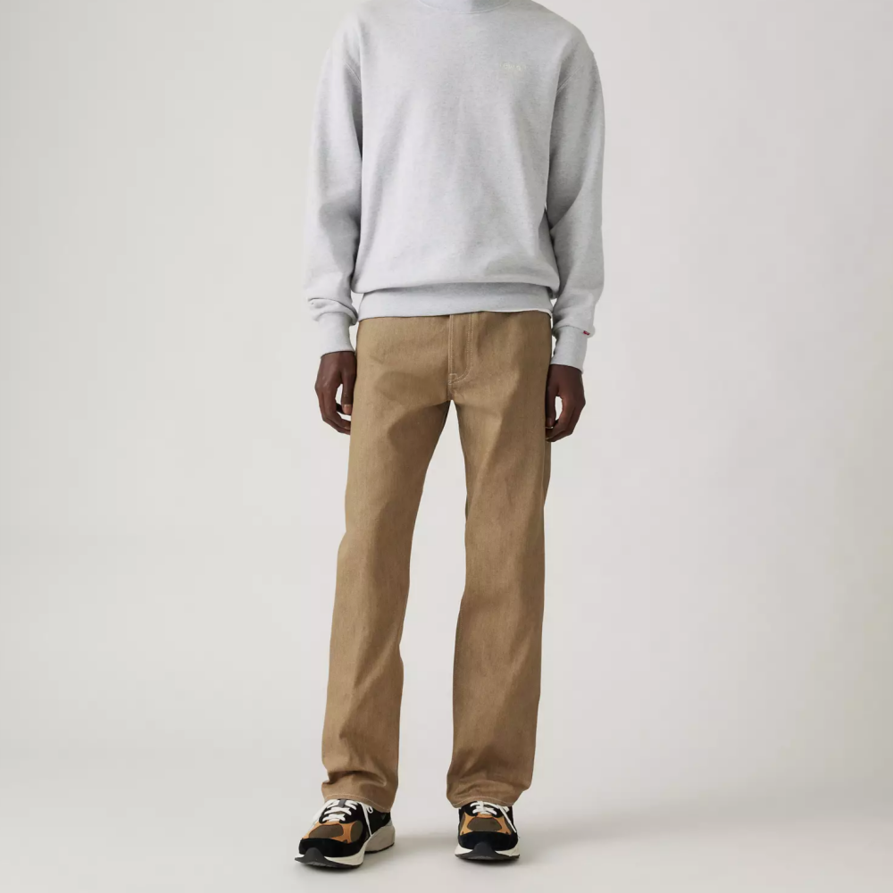 리바이스 오리지널 501 Shrink-to-fit 남성 청바지 Beige - 상품 이미지