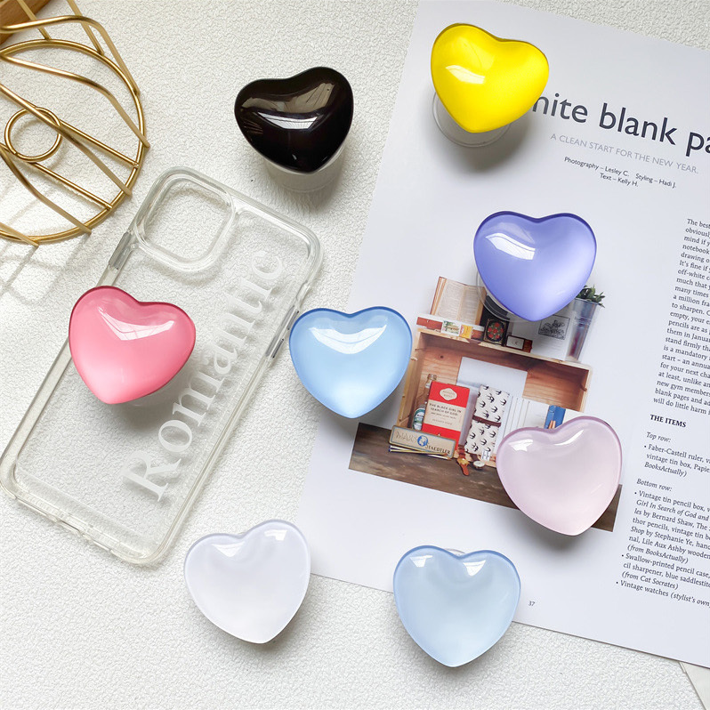 하트 그립 톡 레진아트 레진 물방울 구슬 반구 스티커 맥세이프 자석 마그네틱