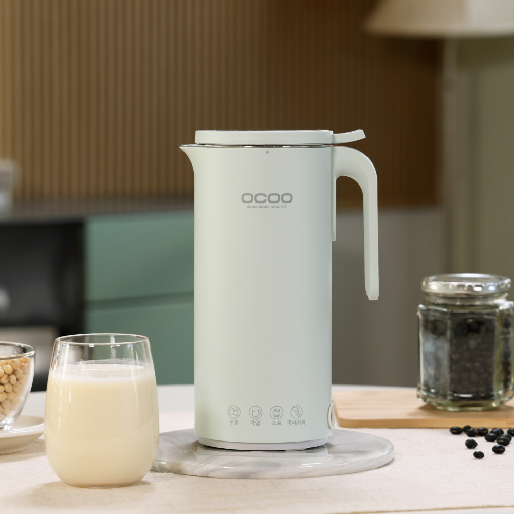 [저속노화 식단관리] 오쿠 보이는 두유제조기 1-2인용 내열유리 뚜껑 OCC-BM380