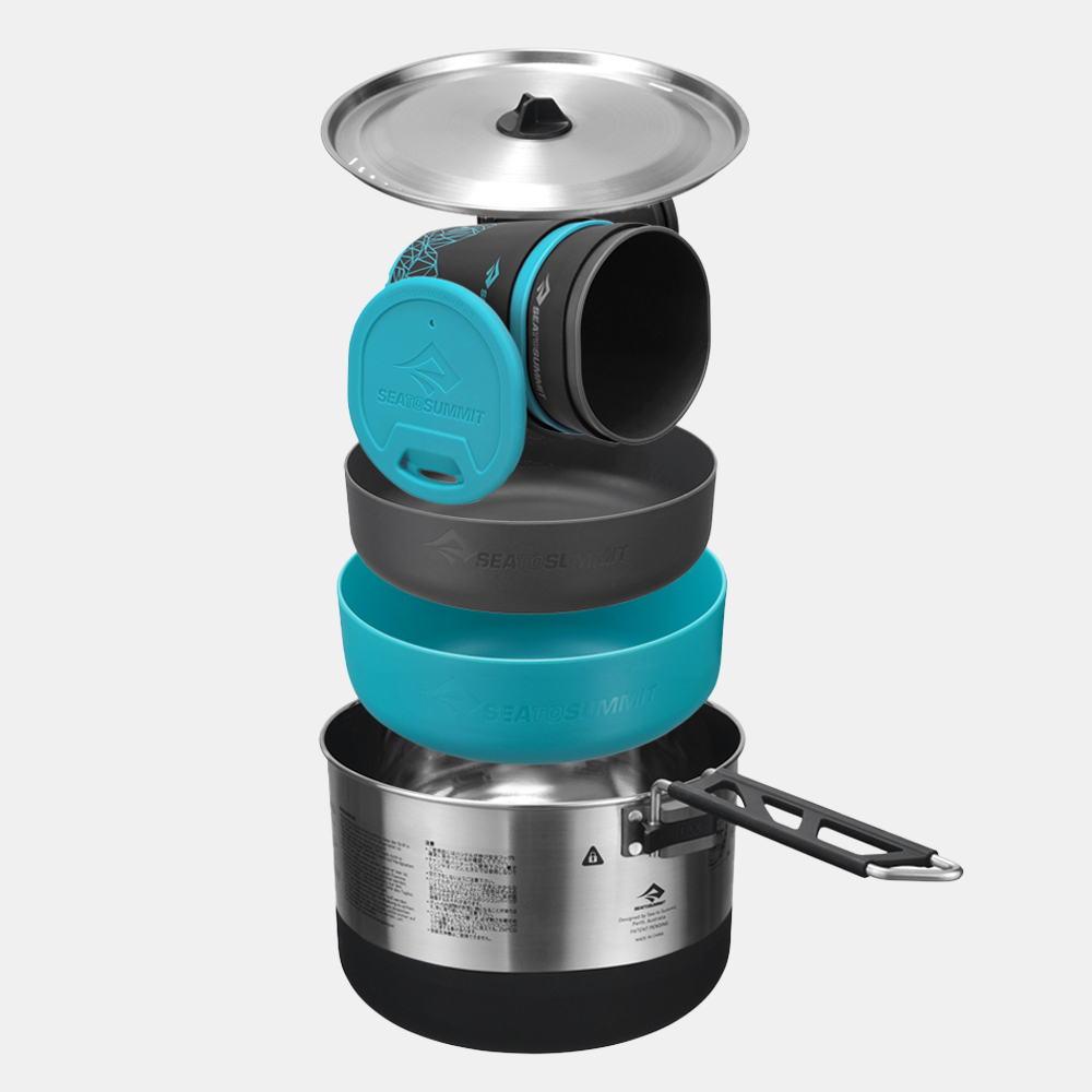 씨투써밋 시그마 팟 2.1 코펠 세트 캠핑 백패킹 경량 2인용