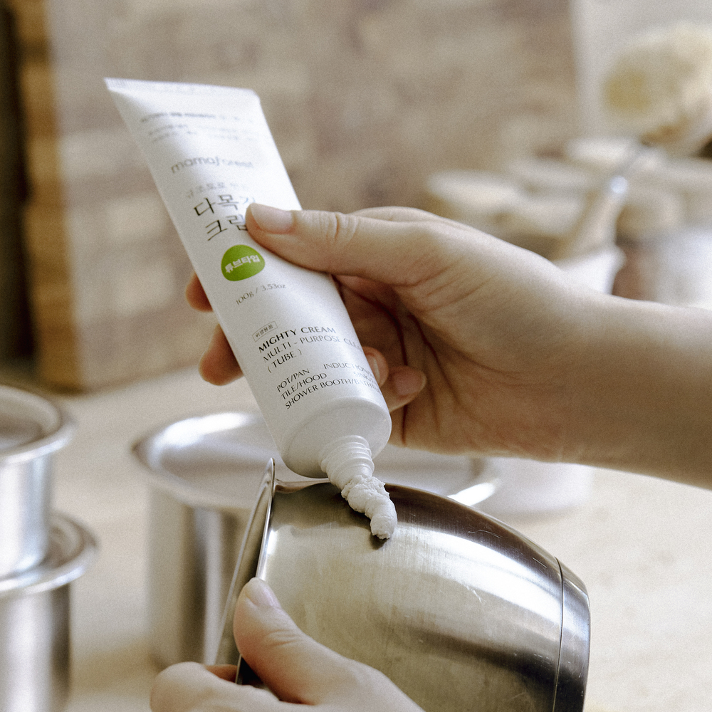 2+2 마마포레스트 규조토 다목적클리너 크림 튜브형 찌든때 기름때 제거 식기류 세척