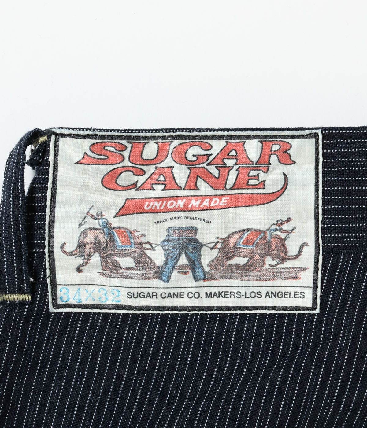 버즈릭슨 바지 FICTION ROMANCE 8oz INDIGO STRIPE WORK PANTS SC42535 - 상세 이미지 3