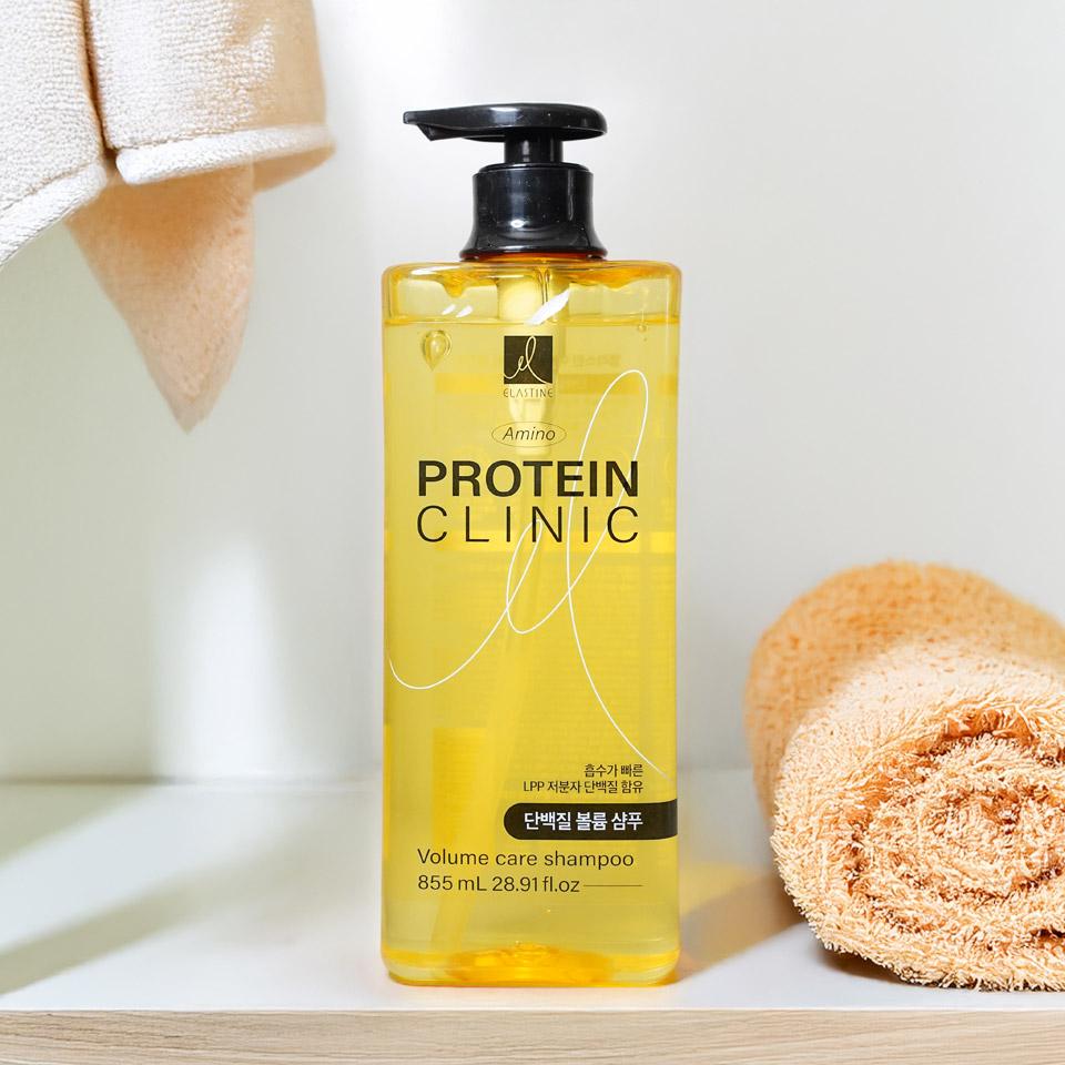 메가마트 LG 엘라스틴 아미노 프로틴클리닉 볼륨샴푸 855ml
