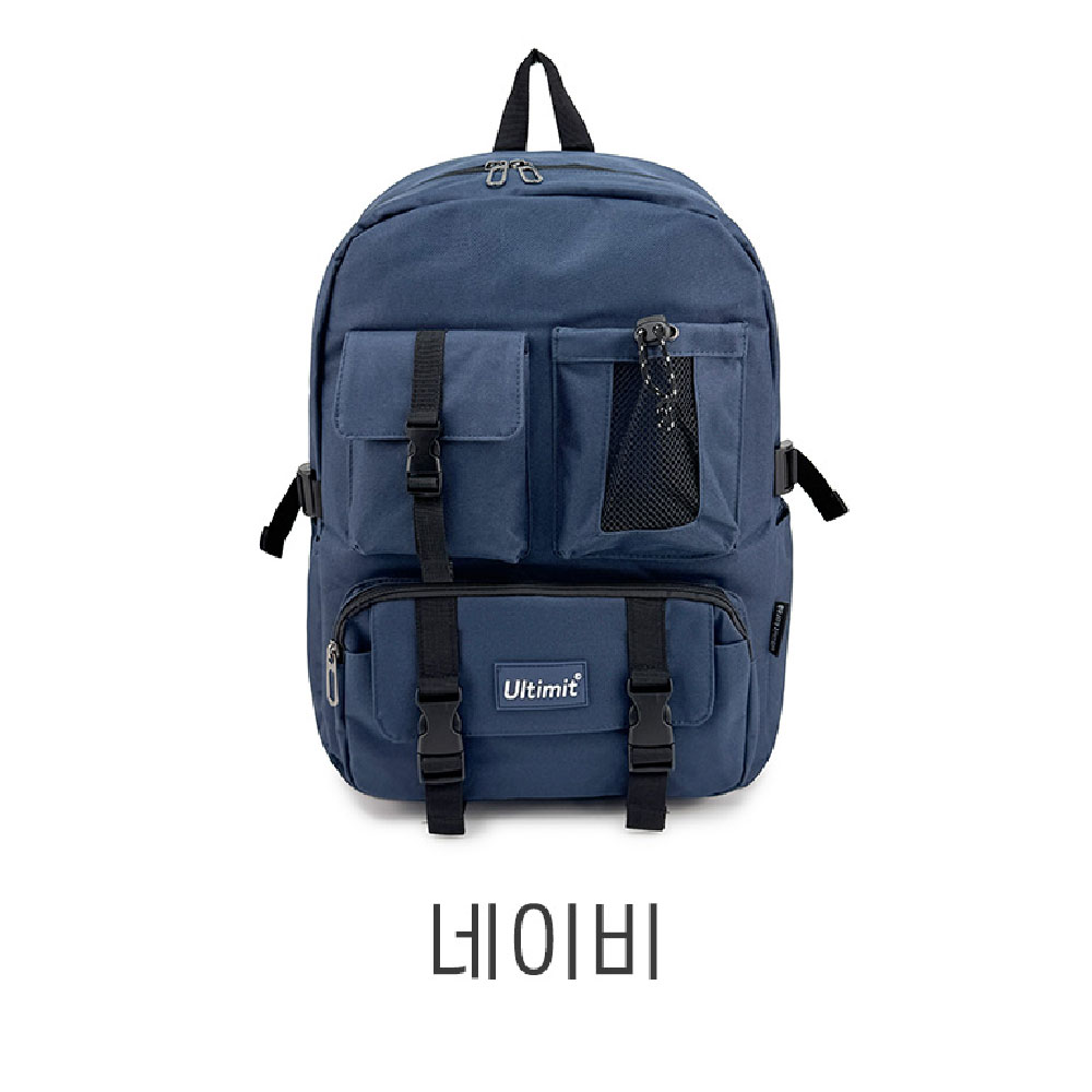 남자 대학생 직장인 멀티포켓 캐주얼 백팩 비즈니스 출장 여행 저렴한 중저가 백팩 가방 - 상세 이미지 4