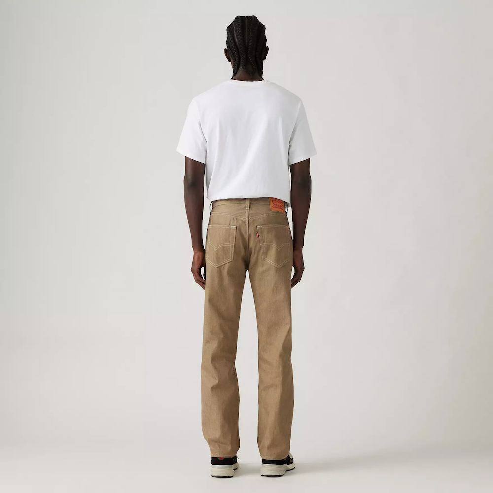 리바이스 오리지널 501 Shrink-to-fit 남성 청바지 Beige - 상세 이미지 4