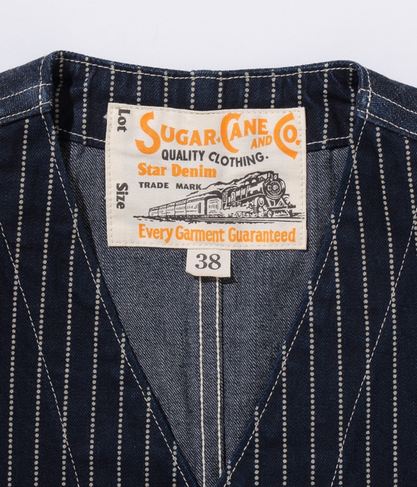 버즈릭슨 베스트 9oz WABASH STRIPE WORK VEST SC12654 - 상세 이미지 2