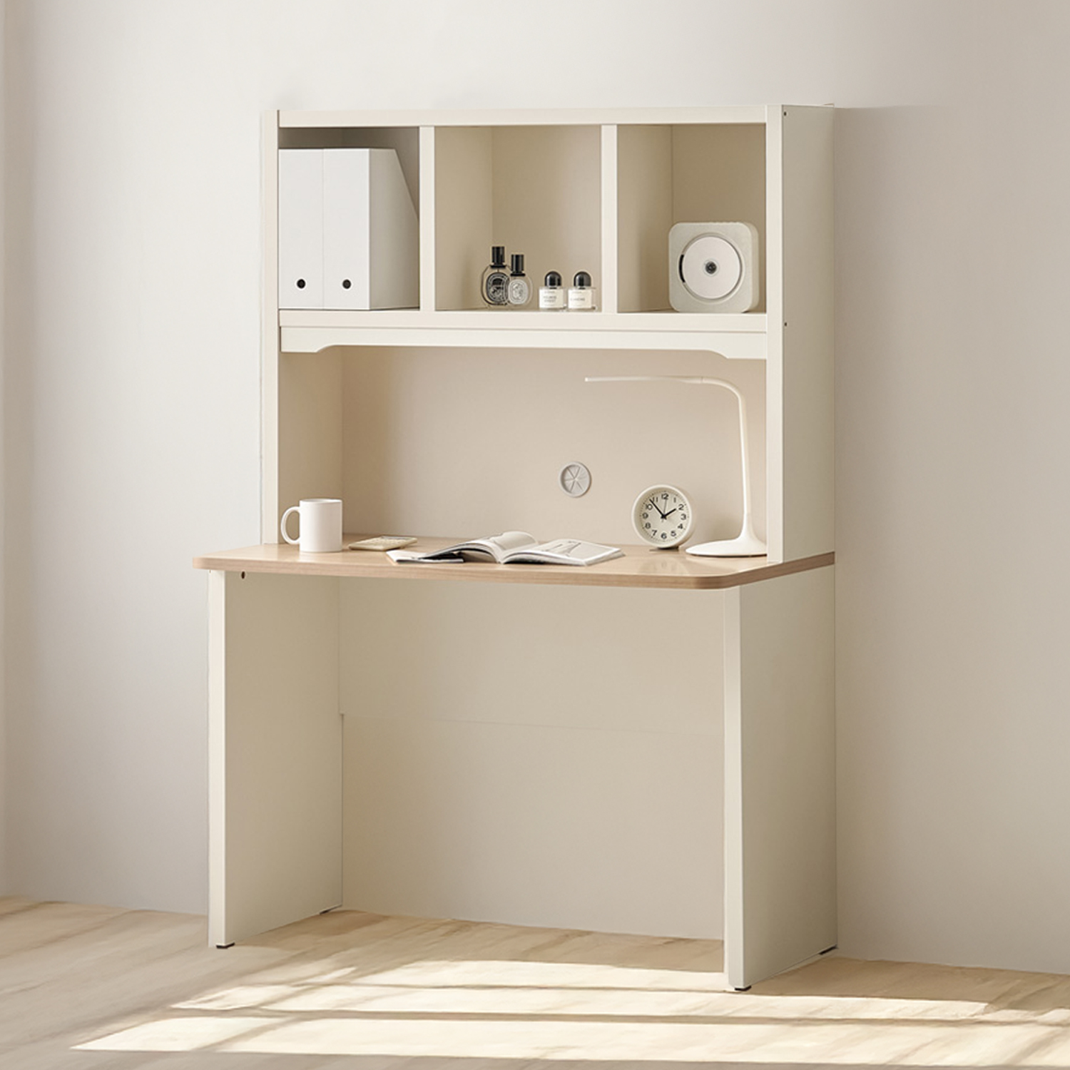 전면 책상 책장 세트 1100 책상 세트 공부방 중학생 데스크