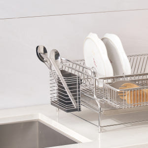 퓨어셀 물빠짐 올스텐 식기 건조대 주방 싱크대 그릇 설거지 1단 쟁반형 실사용 후기 | 효과 있을까? - 상품 이미지 2