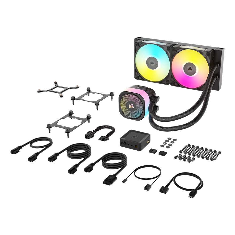 커세어 iCUE LINK TITAN 240 RX RGB 수냉쿨러 블랙 - 상세 이미지 4