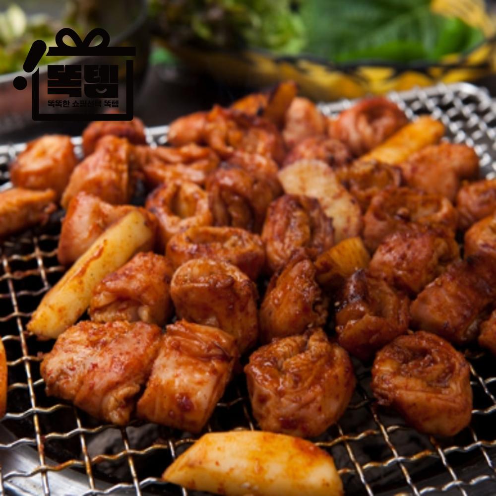 똑템 막창 국내산 캠핑 막창구이 캠핑용 훈제 구이 밀키트 불막창 250g : 아몬위크