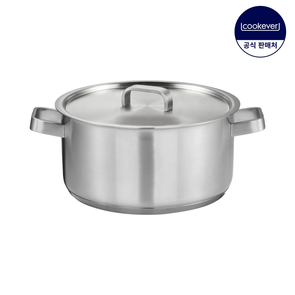 쿡에버 Cook304 인덕션 스텐 양수 냄비 24cm - 메인 이미지