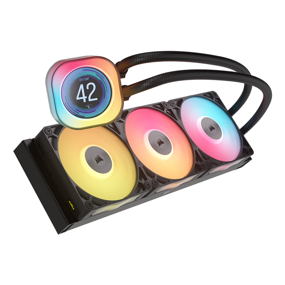커세어 iCUE LINK TITAN 360 RX LCD 수냉쿨러 블랙 - 상세 이미지 2