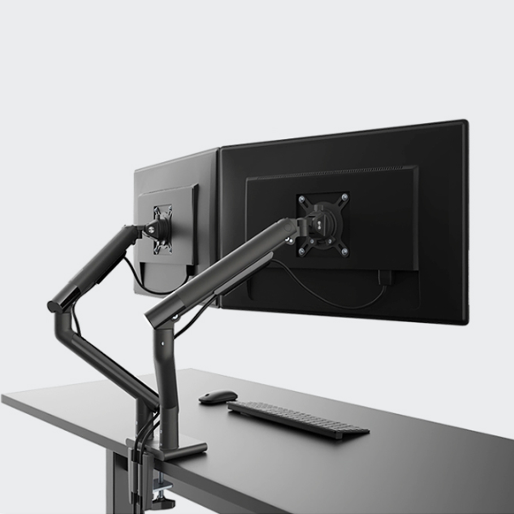 강원전자 넷메이트 관절형 듀얼 모니터 거치대 NM-MA15