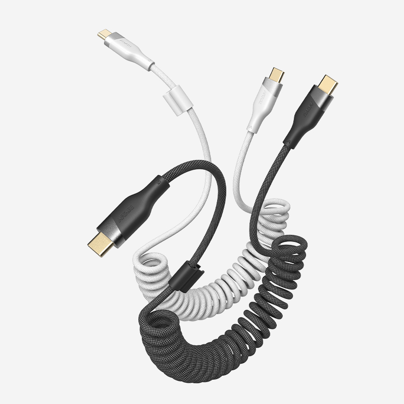 우븐 스프링 C타입 to C 100W 240W 5A PD 고속충전 케이블