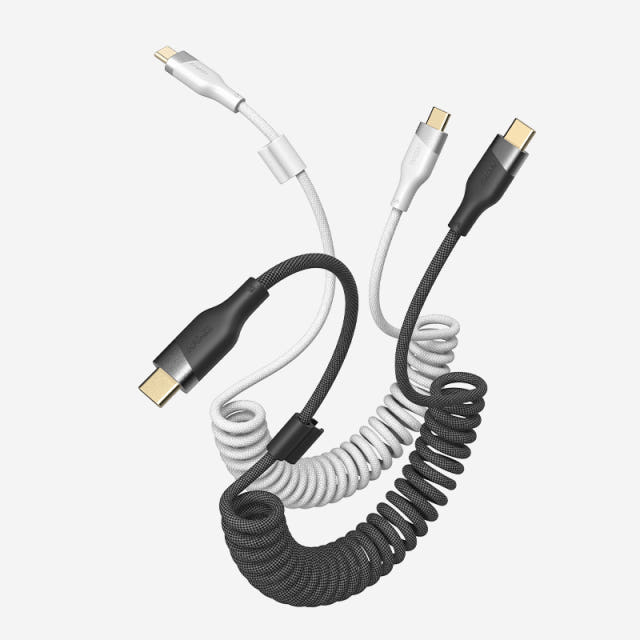 우븐 스프링 C타입 to C 100W 240W 5A PD 고속충전 케이블