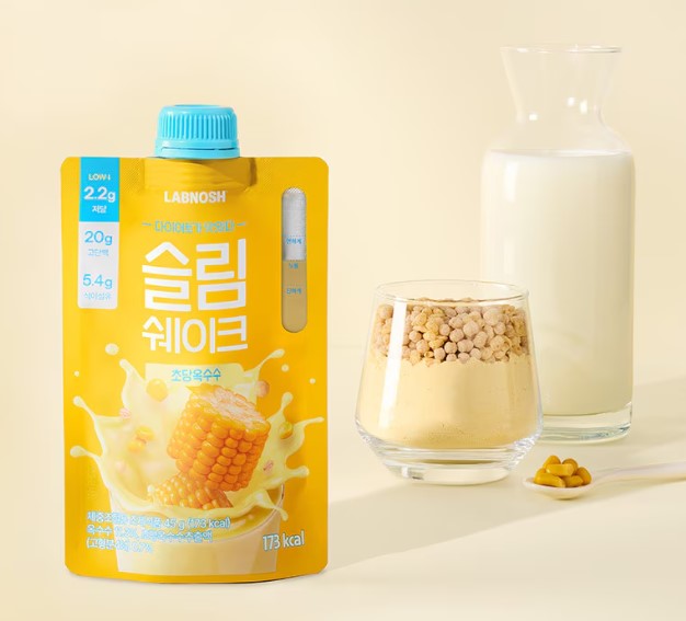 랩노쉬 슬림 쉐이크 초당 옥수수, 인절미 단백질 다이어트 45g x14개 - 상세 이미지 5