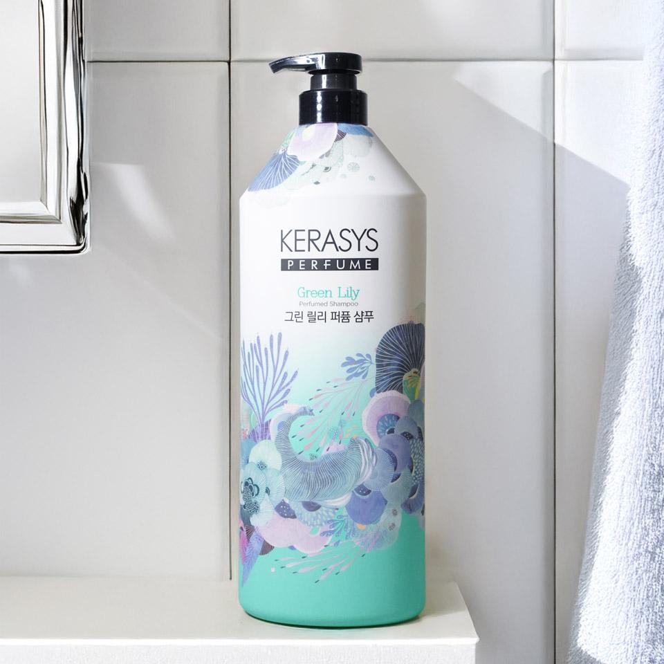 메가마트 애경 케라시스 퍼퓸 샴푸 샤르망 머스크  600ml - 상품 이미지