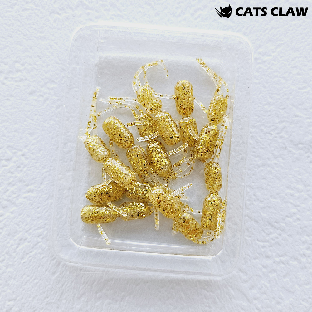 캣츠크로우 베르베르 산천어 꺽지 송어미끼 03 골드, 3cm - 상세 이미지 2