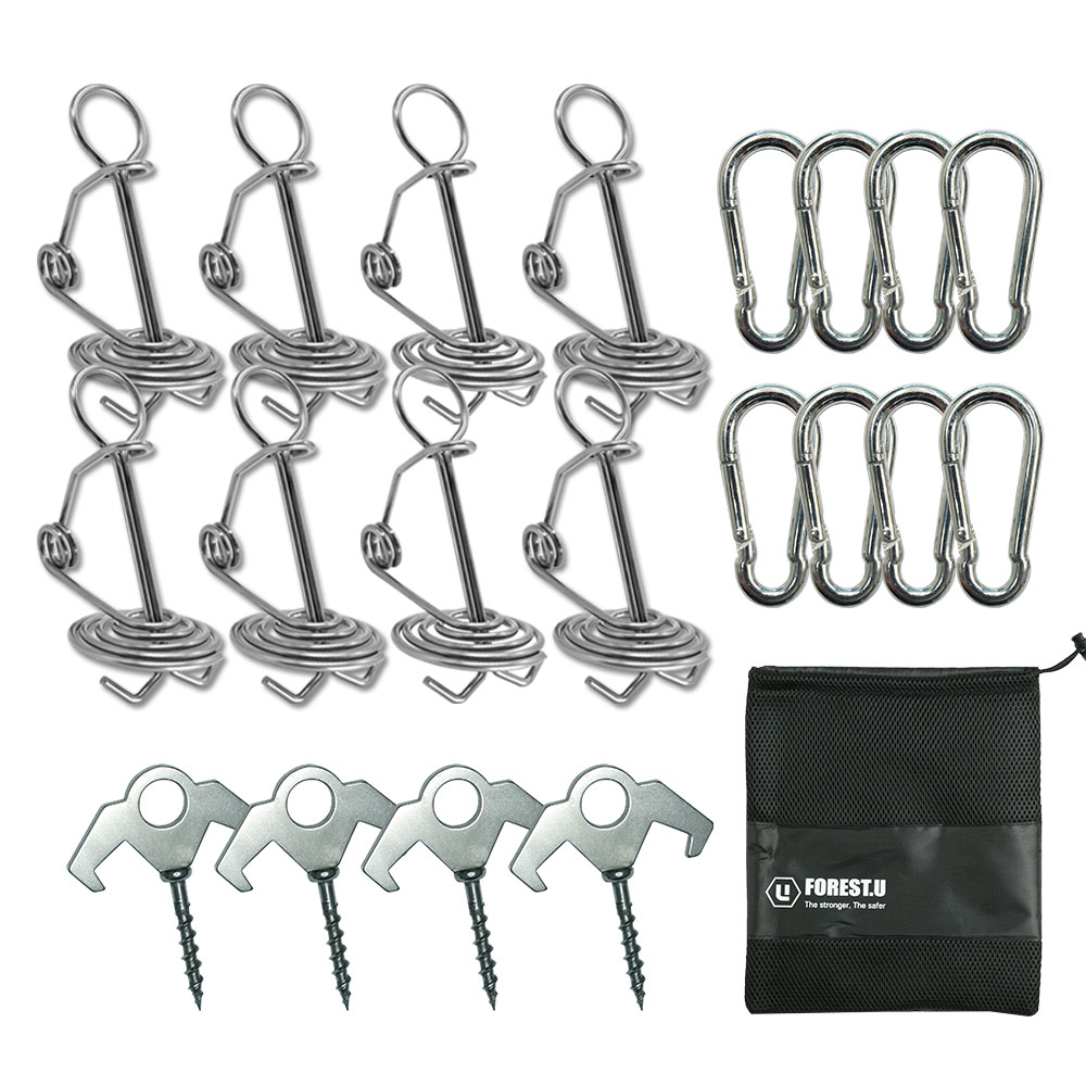 포레스트유 악어데크팩 올인원 세트 오징어 앵카 텐트 고정 데크팩