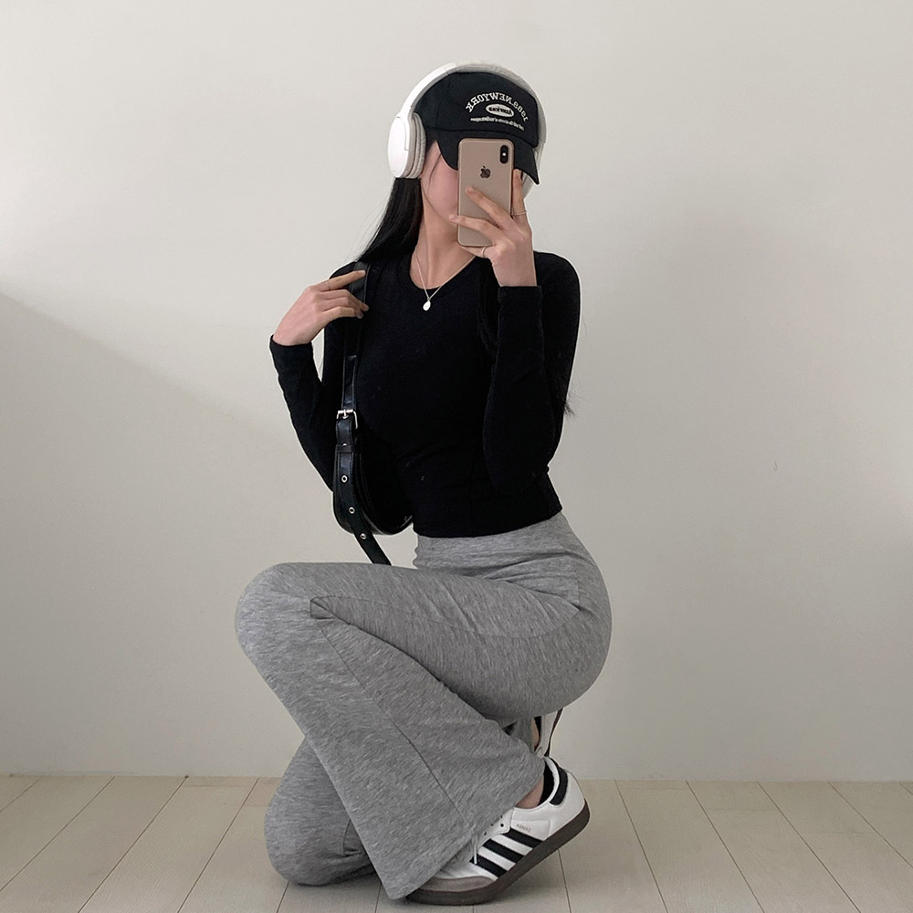 [숏&롱 2기장/y존부각X] 치트키 부츠컷 레깅스 밴딩 쫀쫀 슬림 홈트 필라테스 요가 운동 헬스 섹시 글램 데일리 바지 팬츠 상세 이미지 35
