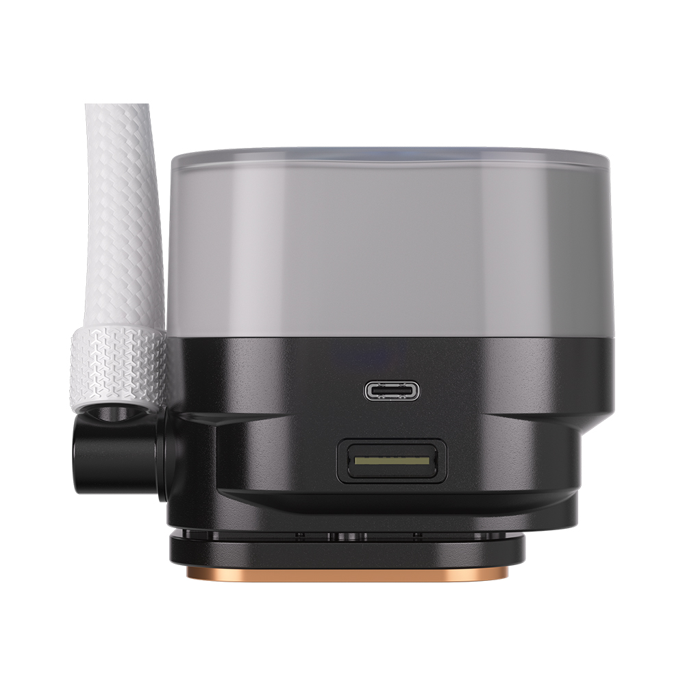커세어 iCUE LINK TITAN 360 RX LCD 수냉쿨러 화이트 - 상세 이미지 4
