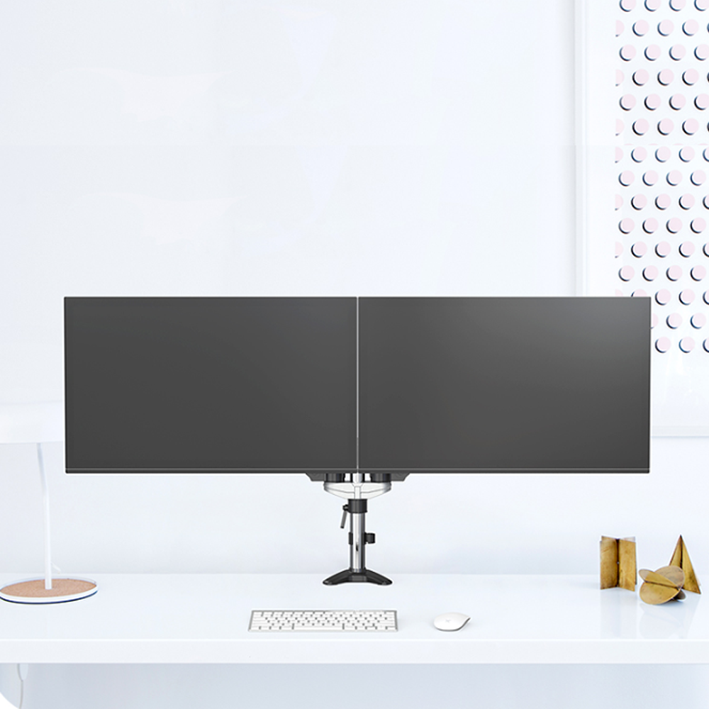 강원전자 넷메이트 관절형 듀얼 모니터 거치대 NM-MA06