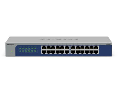 넷기어 GS516 랙마운트 기본 16포트 스위칭허브 10M,100M,1G 32Gbps 막힘없는 스위치 아키텍쳐 328x169x43mm 설정필요없는 무소음 허브