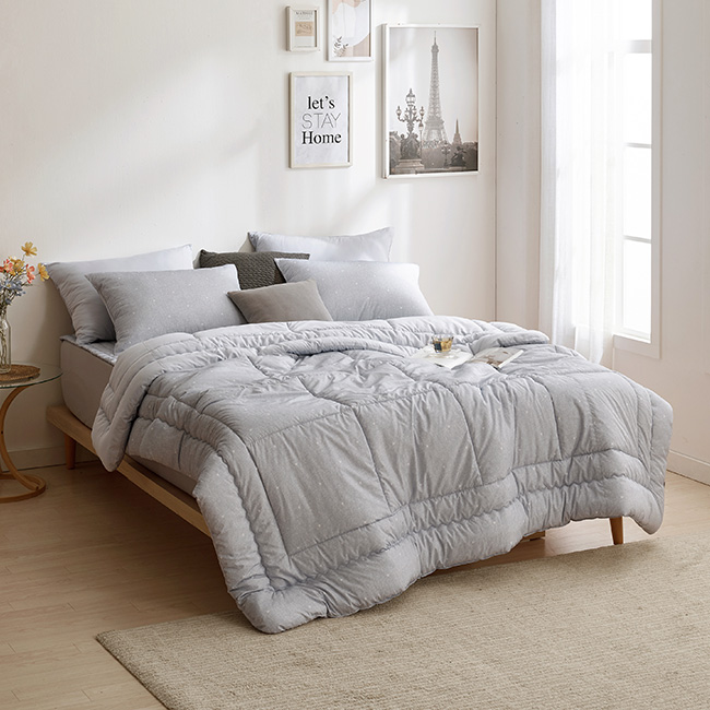 세사온라인 알러지케어 먼지없는 사계절 차렵이불패드 풀세트 브루디, SS(슈퍼싱글)