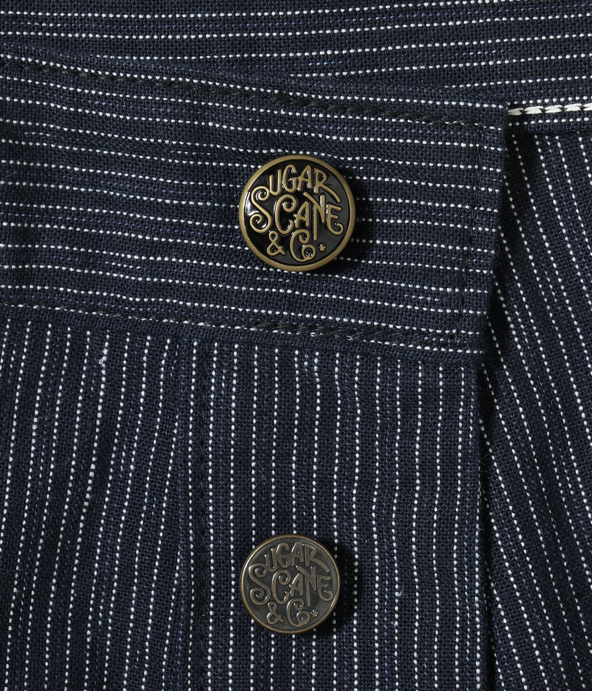 버즈릭슨 바지 FICTION ROMANCE 8oz INDIGO STRIPE WORK PANTS SC42535 - 상세 이미지 5