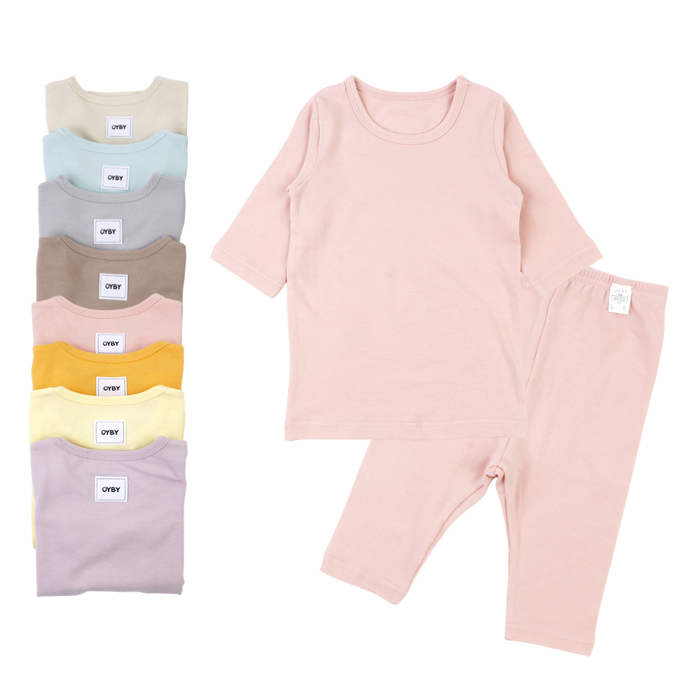 5+1 7부내의 아기내복 가을 겨울 밤부 매쉬 치즈 유아 아기실내복 신생아 배앓이방지 돌