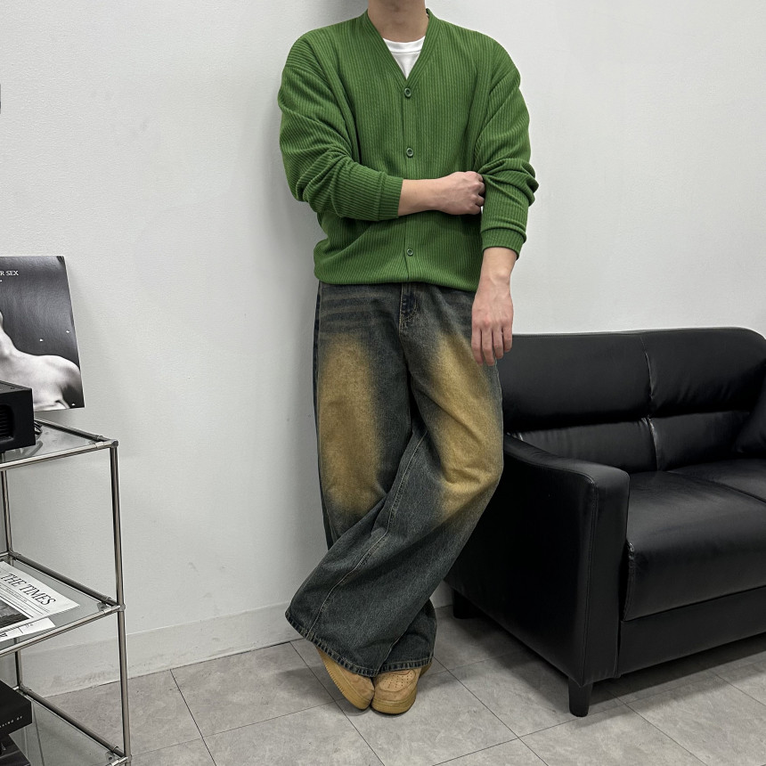 [M~5XL] 빅사이즈 2타입 라운드 브이넥 골지 가디건 6컬러 하객룩 트위드 자켓 상세 이미지 41