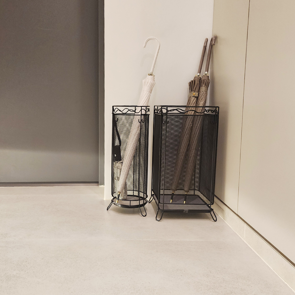 노바리빙 규조토 우산꽂이 개업선물 모던 인테리어 우산 정리대 거치대 업소용 카페 블랙 원형