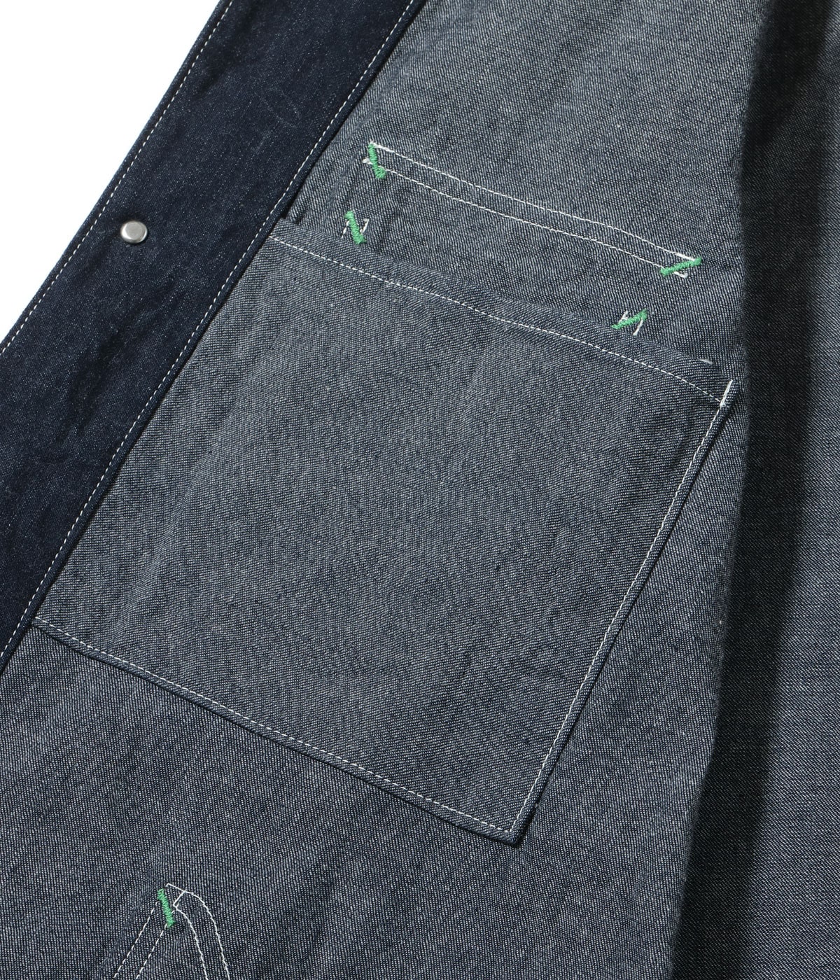 버즈릭슨 자켓 11oz BLUE DENIM WORK COAT SC15655 - 상세 이미지 5