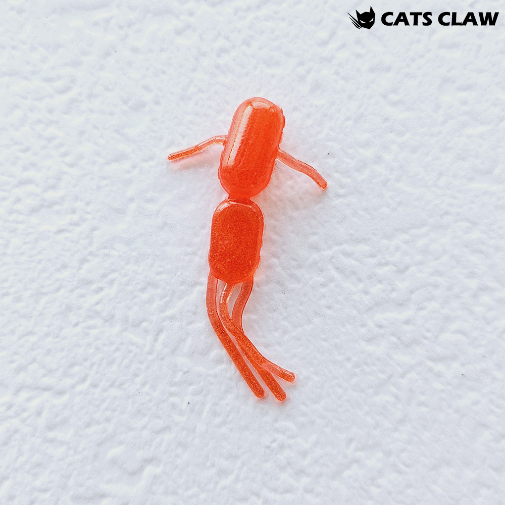 캣츠크로우 베르베르 산천어 꺽지 송어미끼 05 레드, 3cm - 상세 이미지 3