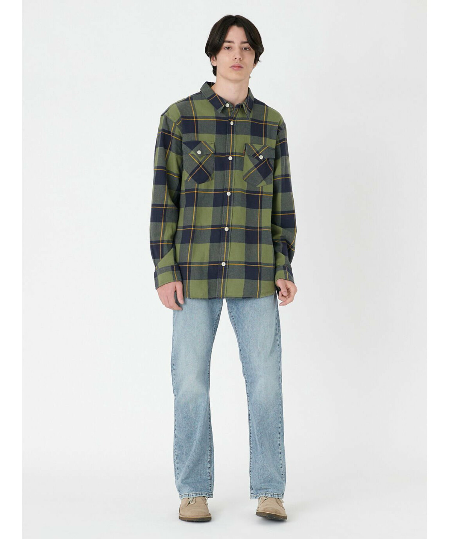 리바이스 Levi`s 517 TM CITY DAYS 일본제 부츠컷 미디엄 인디고 청바지 이미지 7