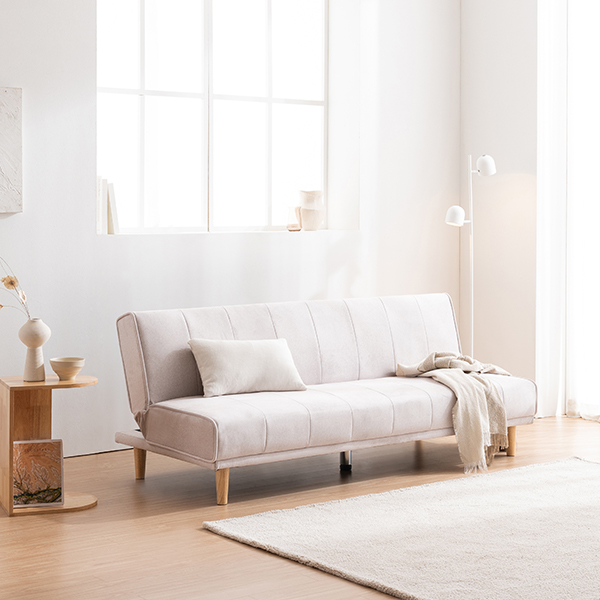 [삼익가구]폴트 3인용 기능성 패브릭 접이식 소파베드