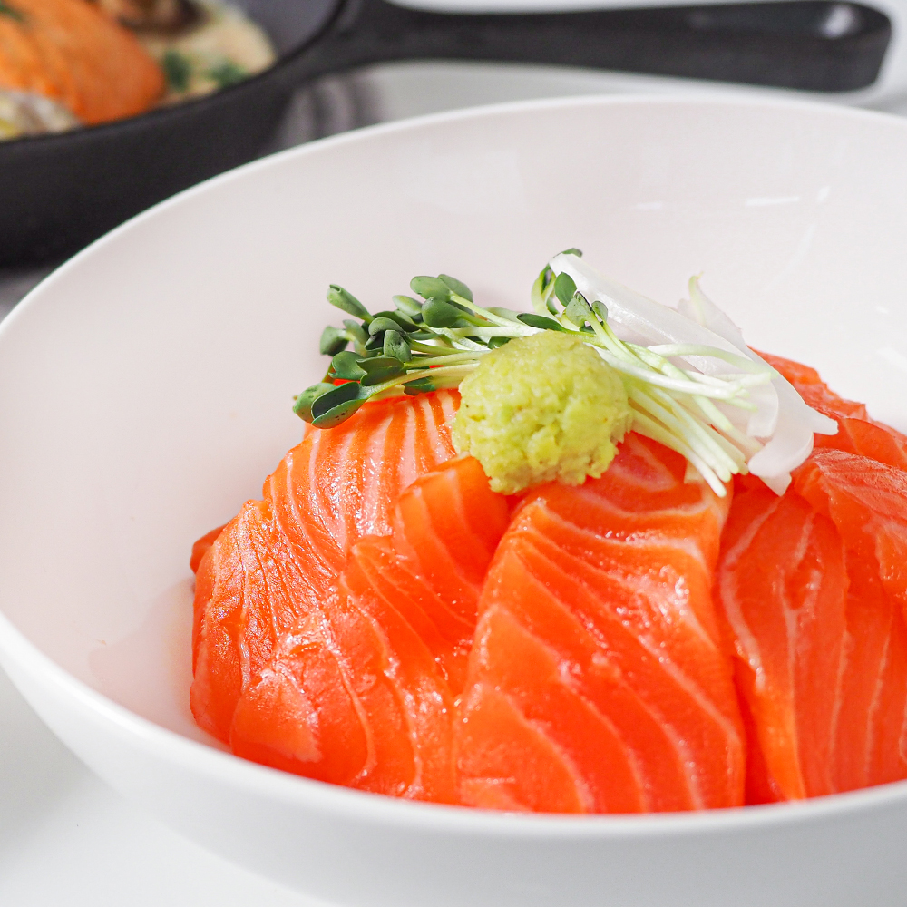 신선 노르웨이 생연어 필렛 500g 200g 300g 1kg 딥스킨 연어회 연어스테이크 - 상세 이미지 3