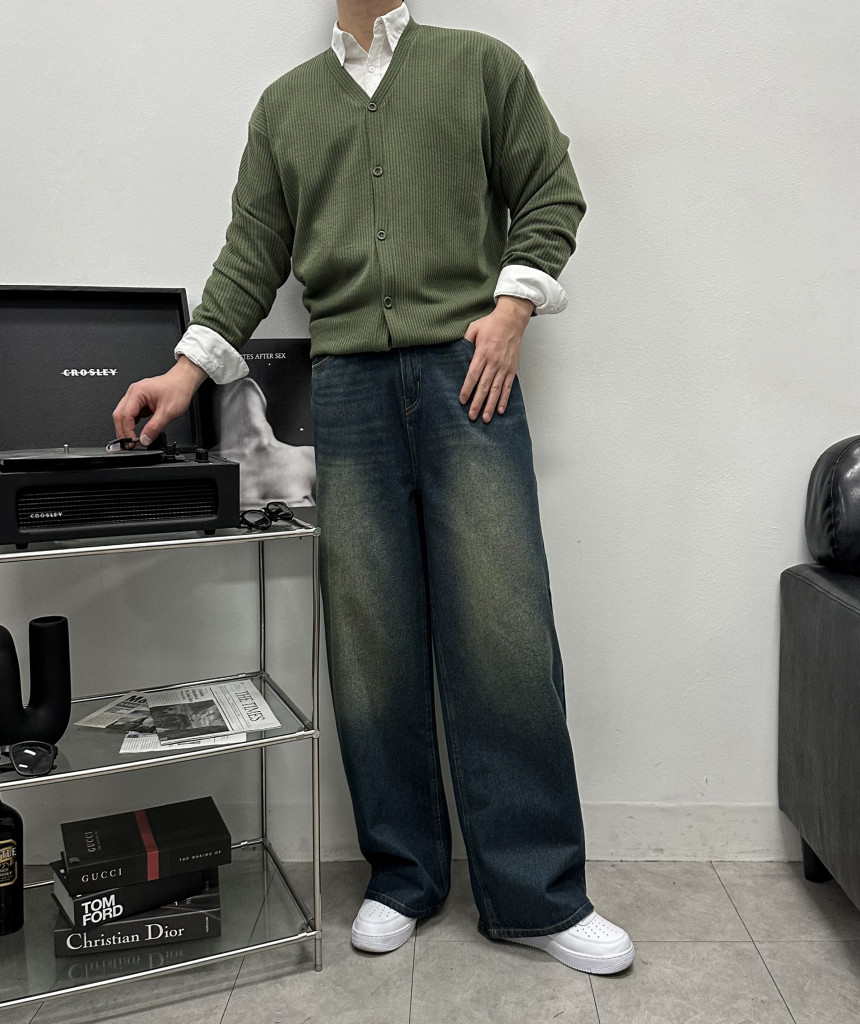 [M~5XL] 빅사이즈 2타입 라운드 브이넥 골지 가디건 6컬러 하객룩 트위드 자켓 상세 이미지 65