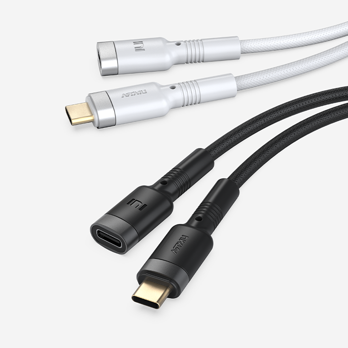 플렉스 C타입 to C 100W 240W 5A PD 연장케이블 50cm