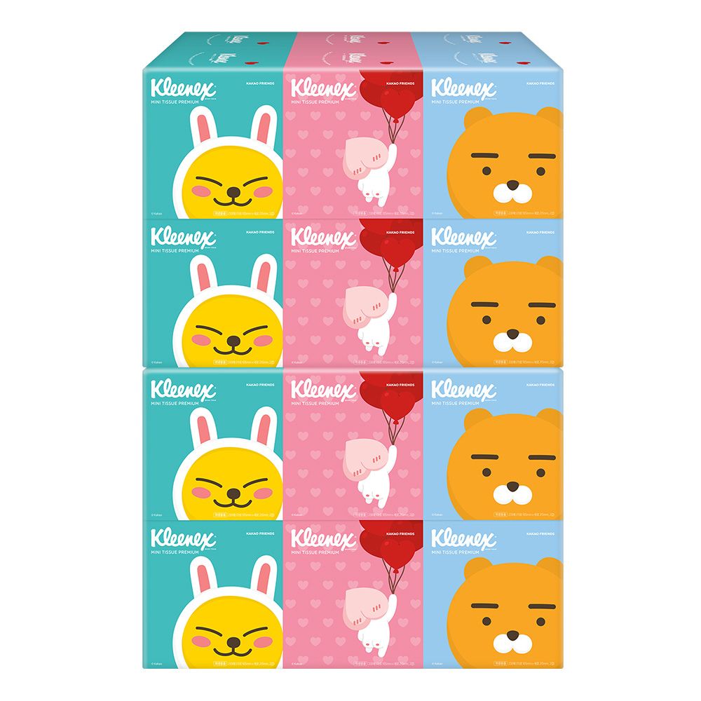 크리넥스 디럭스미니 카카오 230매X12입