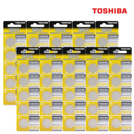 도시바 리튬 배터리 건전지 CR2016 5개입 x 10개 코인건전지