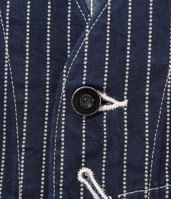 버즈릭슨 베스트 9oz WABASH STRIPE WORK VEST SC12654 - 상세 이미지 3