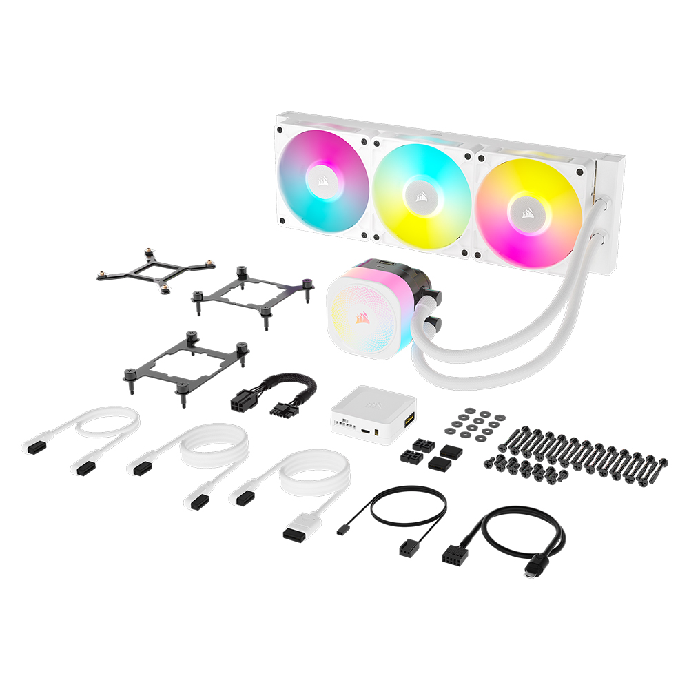 커세어 iCUE LINK TITAN 360 RX RGB 수냉쿨러 화이트 - 상세 이미지 4