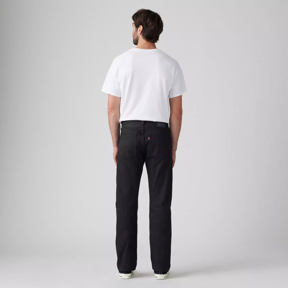 리바이스 오리지널 501 Shrink-to-fit 남성 청바지 Modern Black - 상세 이미지 3
