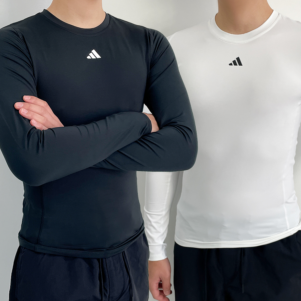 아디다스 기능성 긴팔티 오운더런 하프집업 운동복 헬스 런닝 슬리브 티셔츠